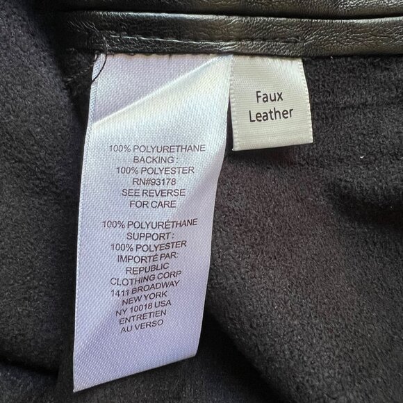 House Of Harlow 1960 Size L Vamp Black Faux Leather Sleeveless Slit Midi Dress - Picture 10 of 16